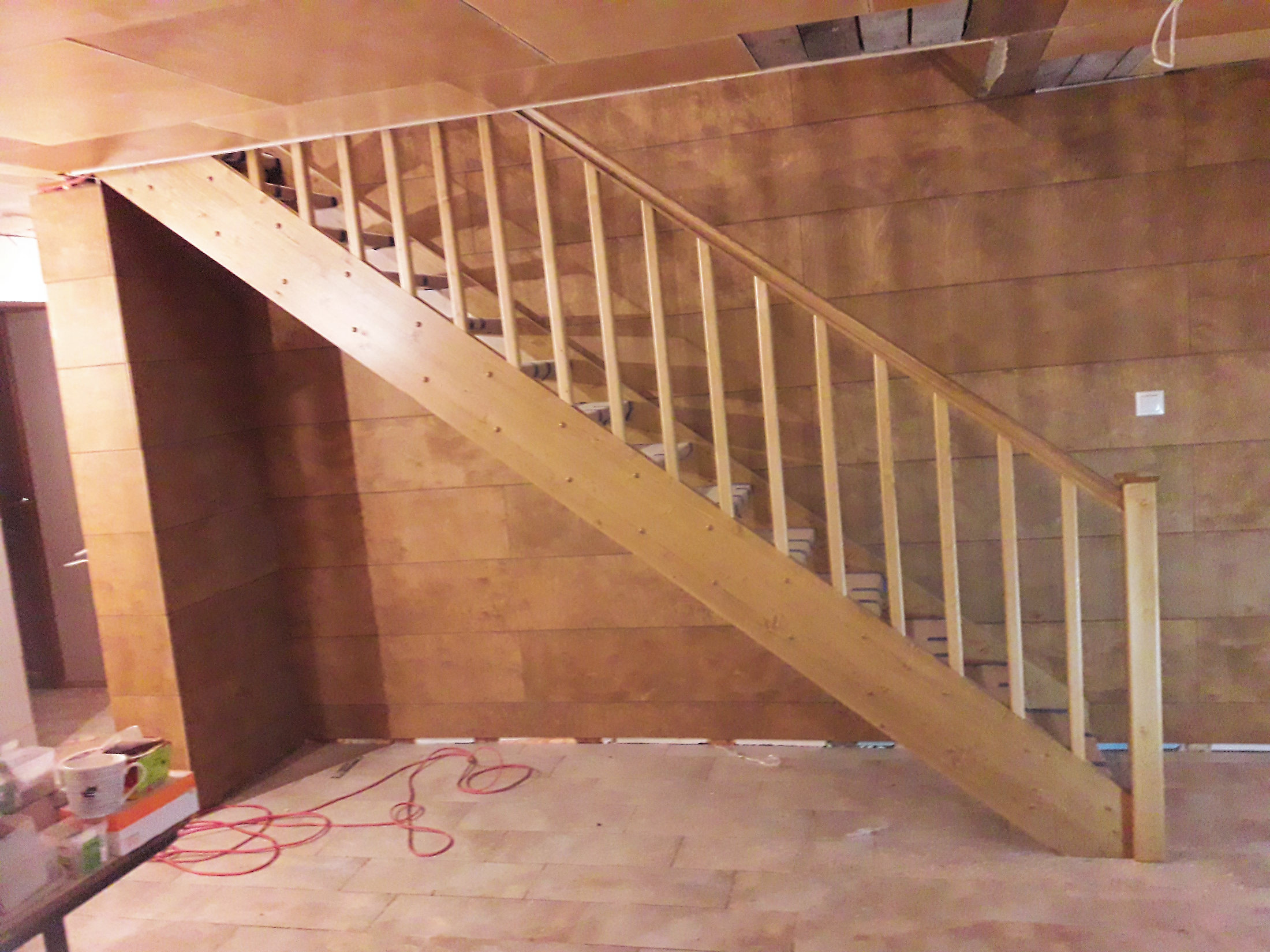 Sirge toonitud trepp